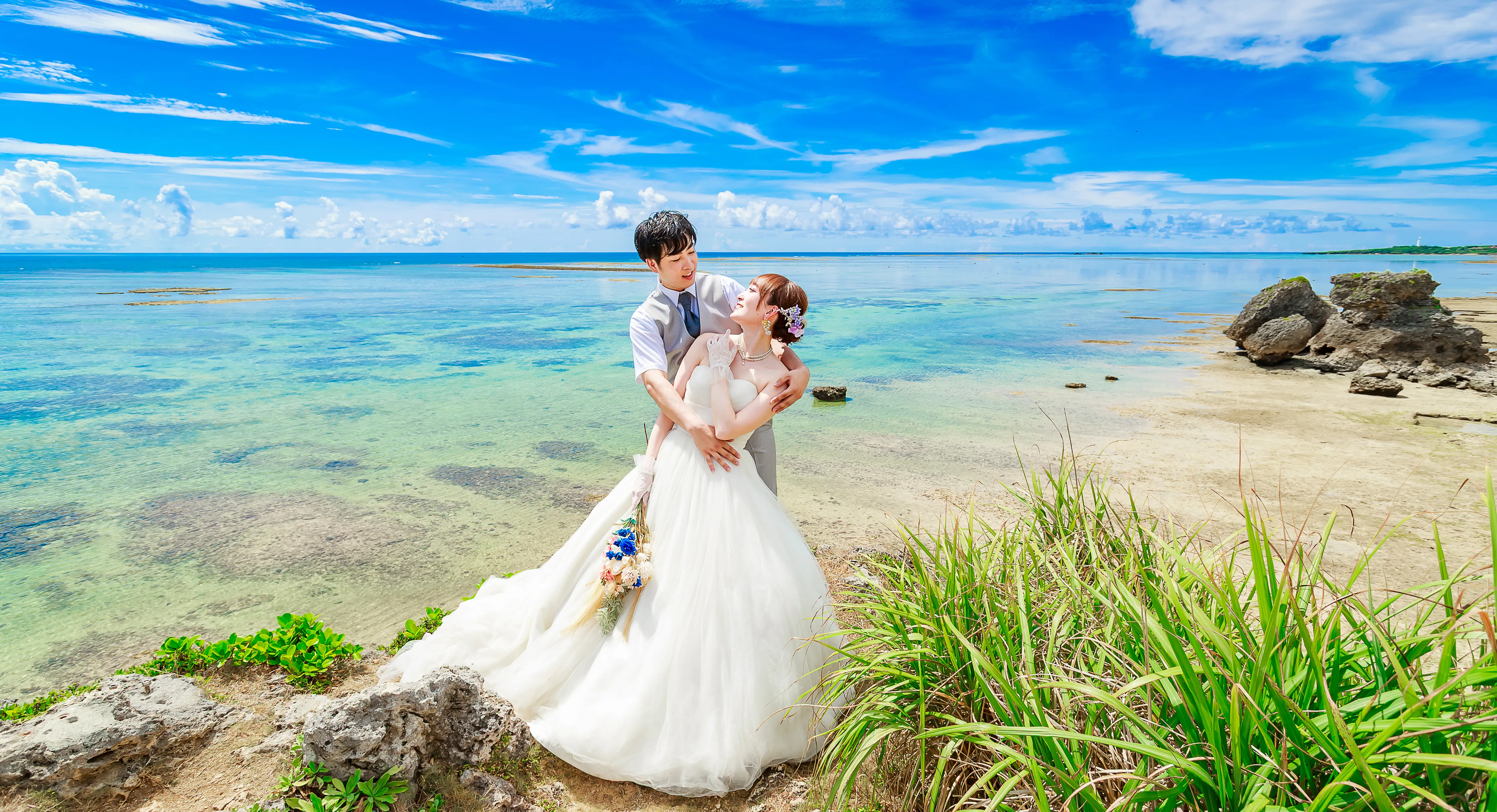 kanai wedding 沖縄