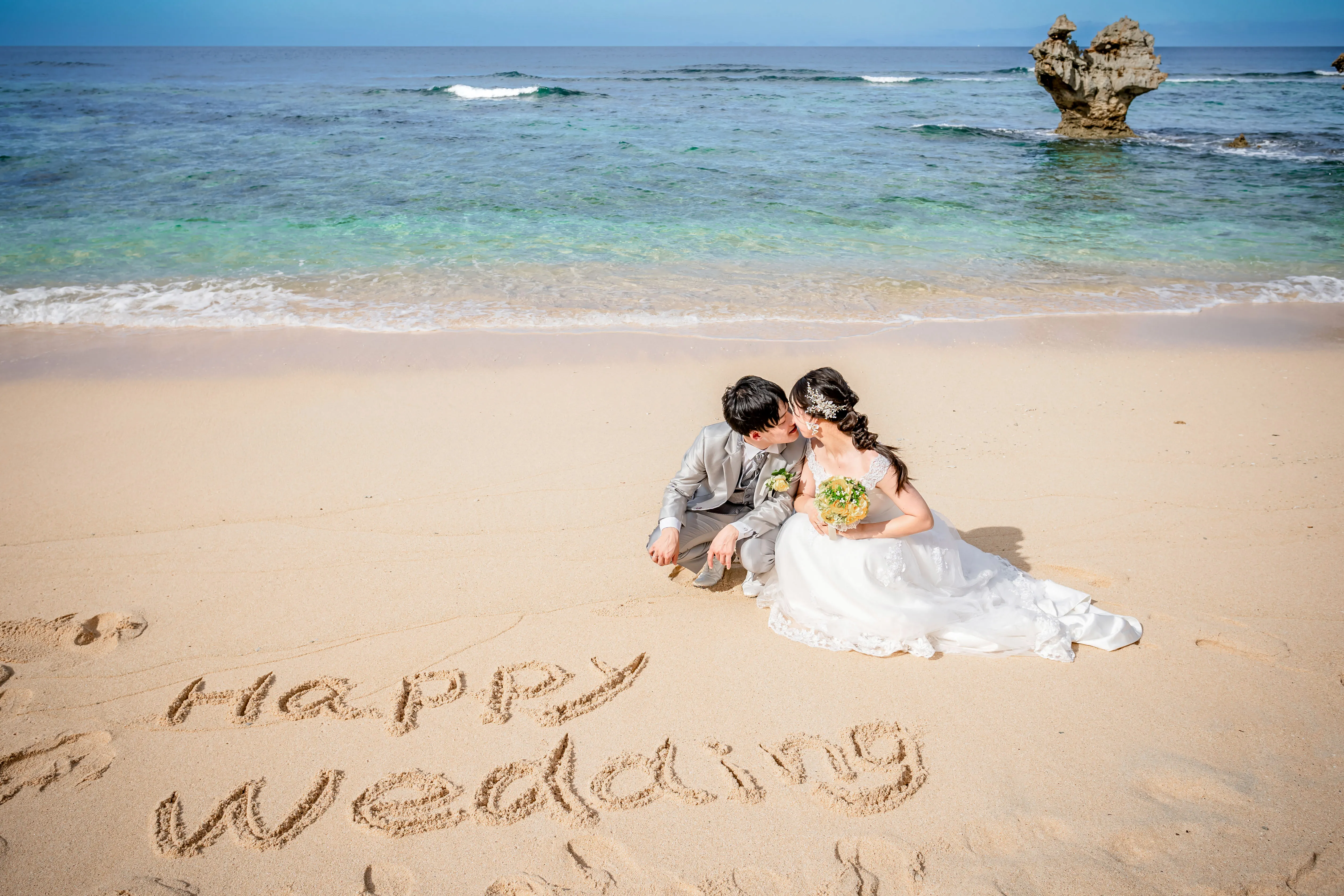 古宇利島 フォトウェディング 撮影カット3